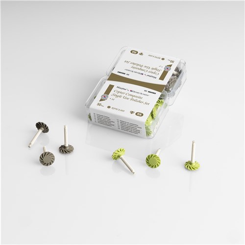 Henry Schein Maxima Copter Composite Polishers - 25 x Pre Polishers and 25 x High Polishers