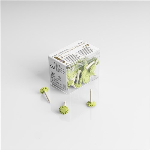 Henry Schein Maxima Copter Composite Polishers - Pre-Polish - Green, 50-Pack