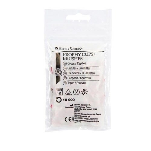 Acclean Prophy Cups - Latex Free - Latch - Pink - Soft, 100-Pack