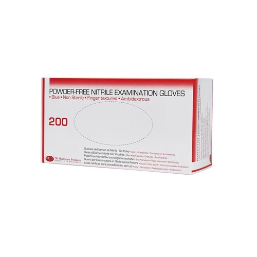 DE Gloves - Nitrile - Non Sterile - Powder Free - Medium, 200-Pack