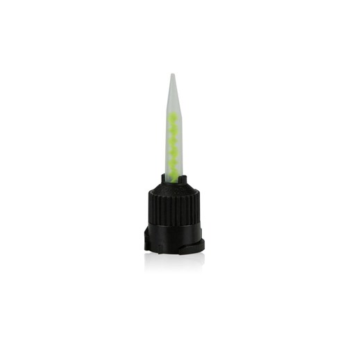 Ivoclar Telio CS Mixing Tips - Short Tapered - Green and Black, 15-Pack