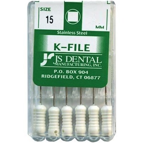 K File 21mm Size 15 Pack of 6