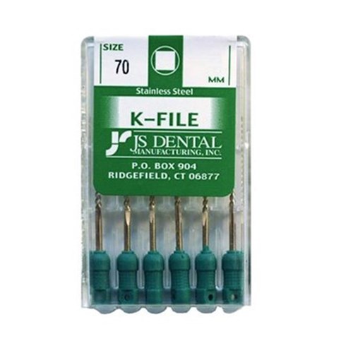 K File 21mm Size 70  Pack of 6