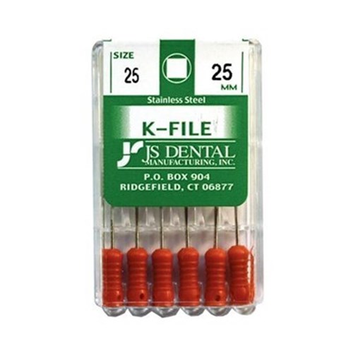 K File 25mm Size 25 Pack of 6