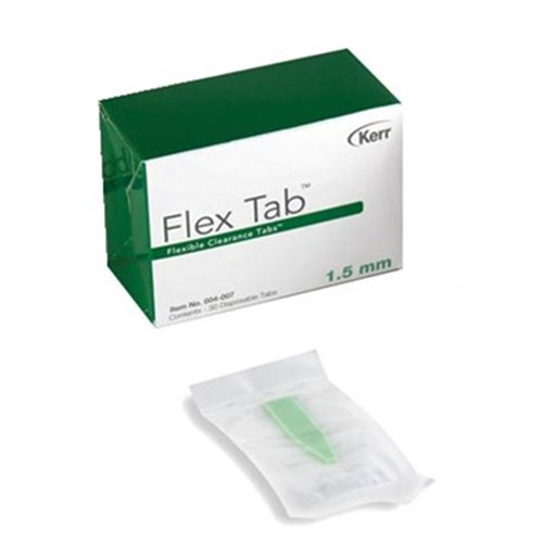 FLEX Tabs Green 1.5mm Box of 30