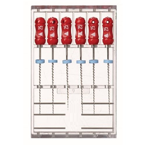 Kerr K Reamer - 21mm - Size 25 - Red, 6-Pack