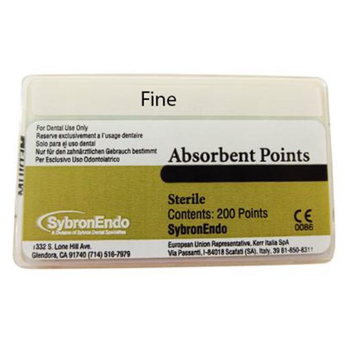 Paper Point Sterile Fine Pack of 200