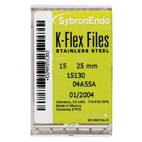 K FLEX File 21mm Size 20 Yellow Pack of 6