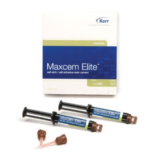 Kerr Maxcem Elite - Bulk Pack - Clear - 5g Syringe, 4-Pack