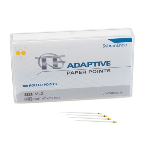Kerr TF Adaptive Paper Points - Medium/Large - ML2 - Yellow, 100-Pack