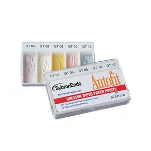 Kerr ANALYTIC - Autofit Paper Points - Greater Taper .06, 100-Pack