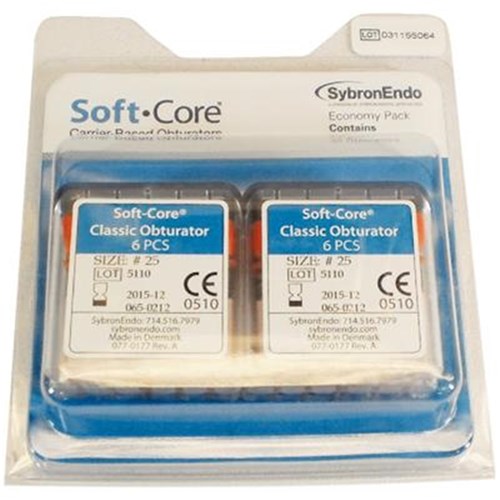 Kerr Soft-Core Obturator  - Size 25 - Economy Pack, 36-Pack