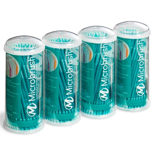 Microbrush PLUS Refills Ultrafine Teal Pack of 400