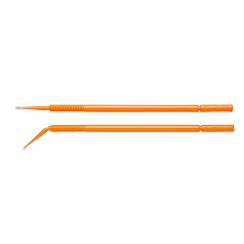 Young Innovations Microbrush PLUS - Disposable Applicators - Tube Refills - Ultrafine - Orange, 400-pack