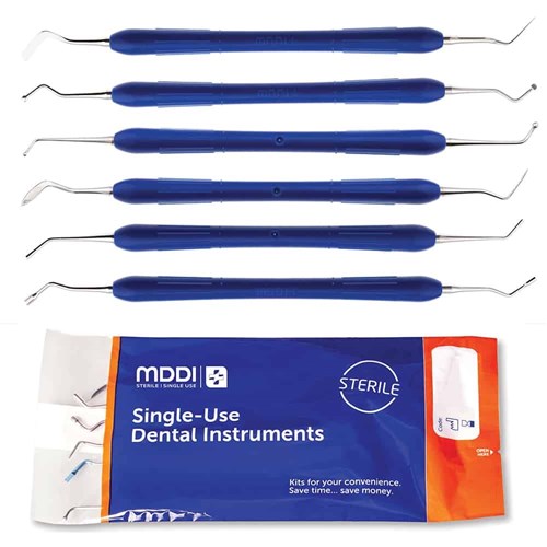 STERILE 6 Pcs Comprehensive Restor Instru Kit Singleuse x1