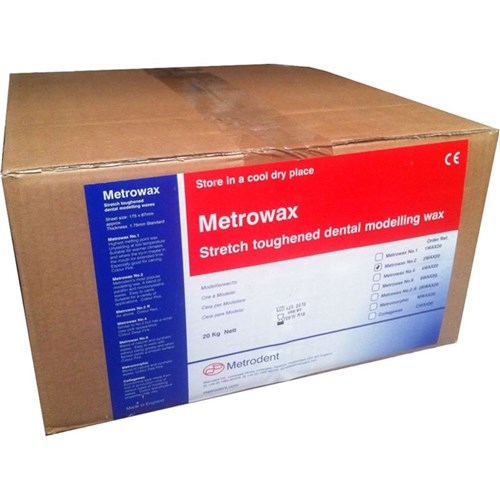 MetroDent MetroWax 2 - Sheet Wax - 20kg