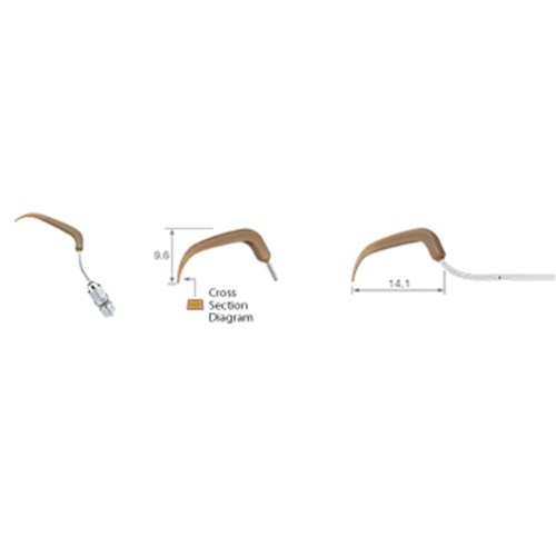 VP26R Perio-Control Maint Tip Right Curved Pack of 3