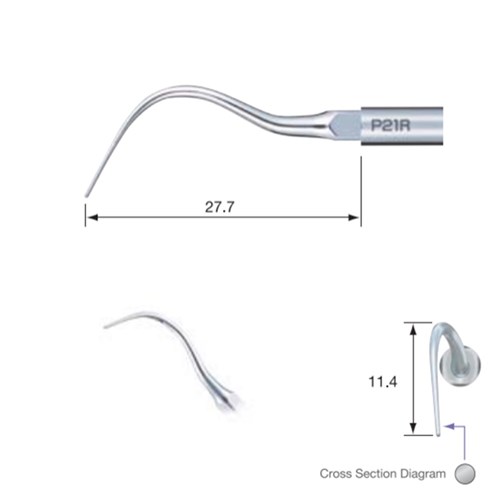 Perio Tip P21R for NSK Varios Ultrasonic Scaler & Satelec