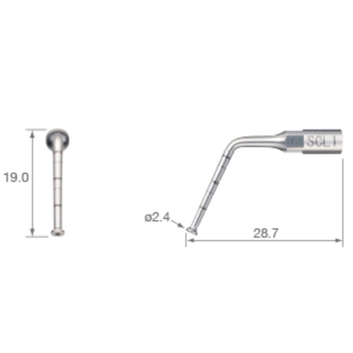 SCL1 Sinus Lift Tip Internal Irrigation Dia2.4mm S-Mode 50