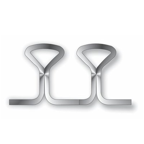 NAOL 019X025 Right Form Keyhole Archwire 4 Looped 40mm - 10