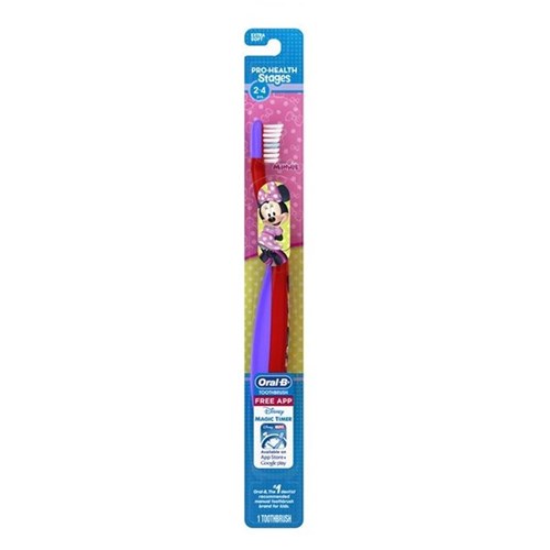 ORAL B Stages 2 Toothbrush 2-4 Yrs Mickey Pack of 12