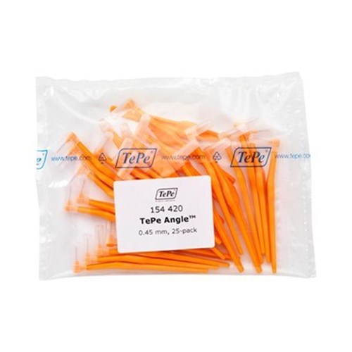 TePe Interdental Brush Angle Orange 0.45mm Pack of 25