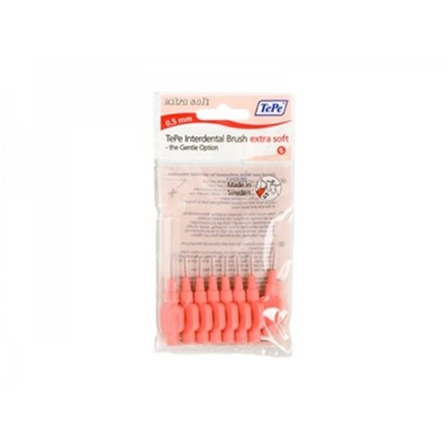 TePe Interdental Brush Pastel Red X Soft 0.5mm Pack of 8