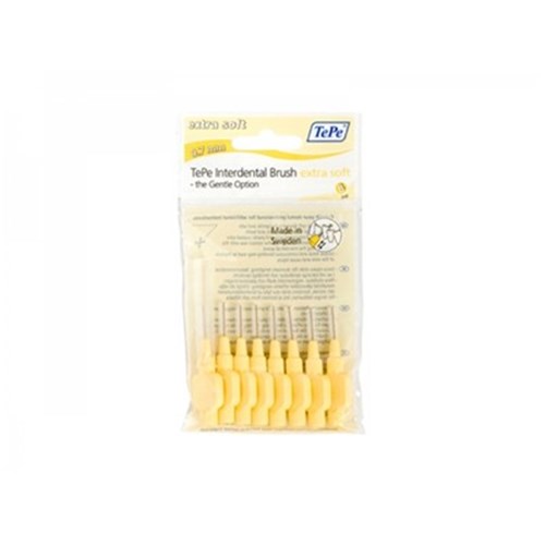 TePe Interdental Brush Pastel Yellow X Soft 0.7mm Pack of 8