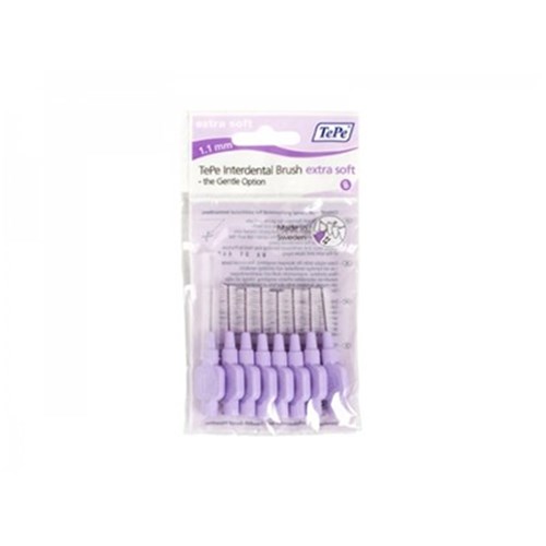 TePe Interdental Brush Pastel Purple X Soft 1.1mm Pack of 8