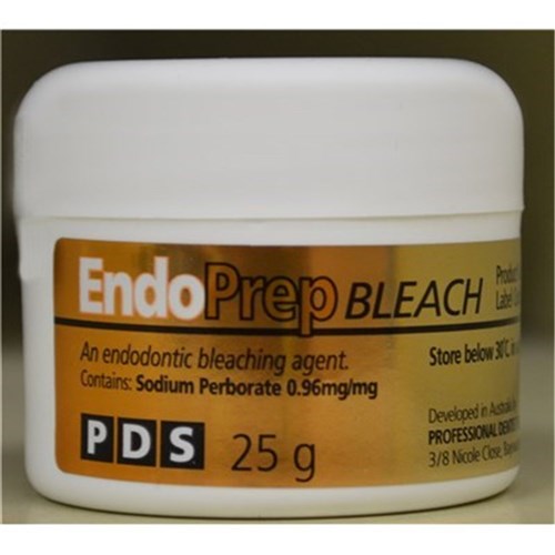 ENDOPREP Bleach 25g Jar Fine Sodium Perborate Powder