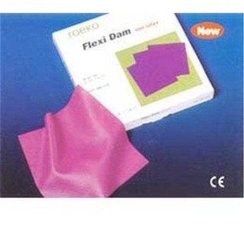 ROEKO Flexi Dam Non Latex 150x150mm Violet Box of 30