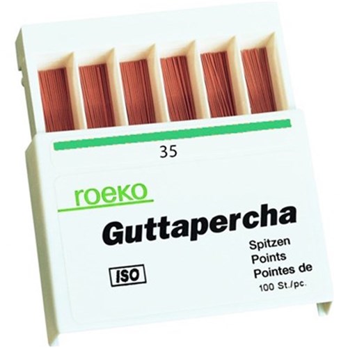 ROEKO GP Points Size 35 ISO Dispenser Box of 100