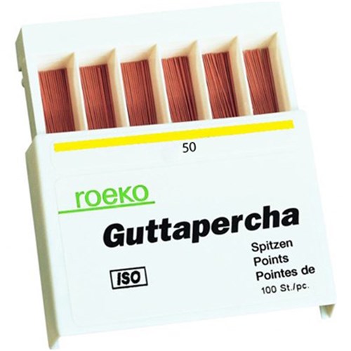 ROEKO GP Points Size 50 ISO Dispenser Box of 100