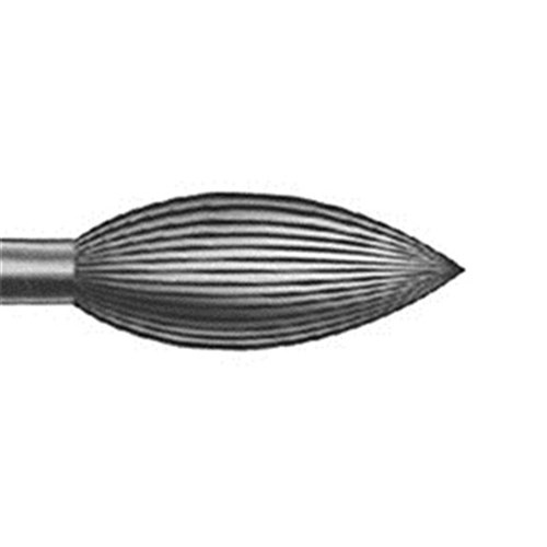 Komet Steel Bur - 48-012 - Flame - Slow Speed, Right Angle (RA), 6-pack