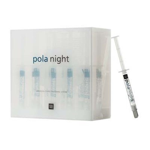 SDI Pola Night - Tooth Whitening System - 10 Syringe Kit - 16% Carbamide Peroxide - 1.3g Syringe, 10-Pack