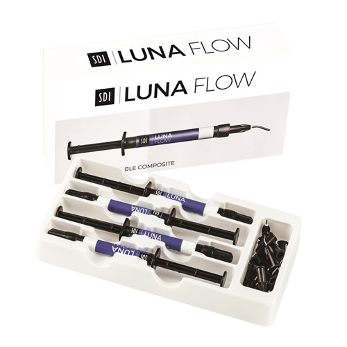 SDI Luna Flow - Flowable Composite - Introductory Syringe Kit - Shade A1 A2 A3 A3.5 B1 - 2g Syringe, 5-Pack