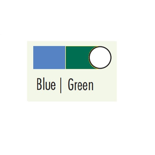 BRITEGUARD Mouthgaurd 4mm Blue Green 125mm Round