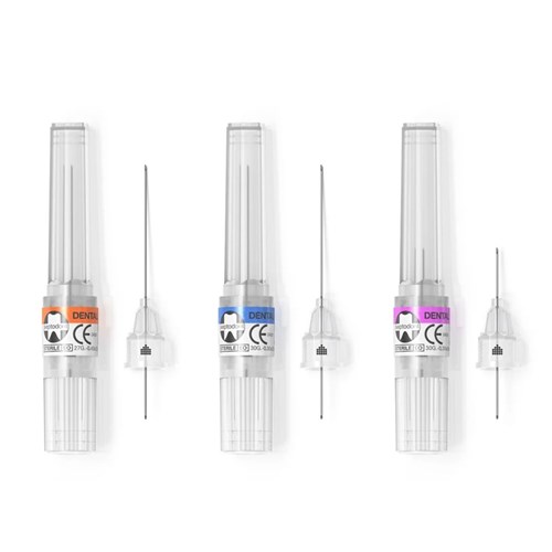 Septodont Evolution Needles Opal - 27G - Short - 25mm, 100-Pack