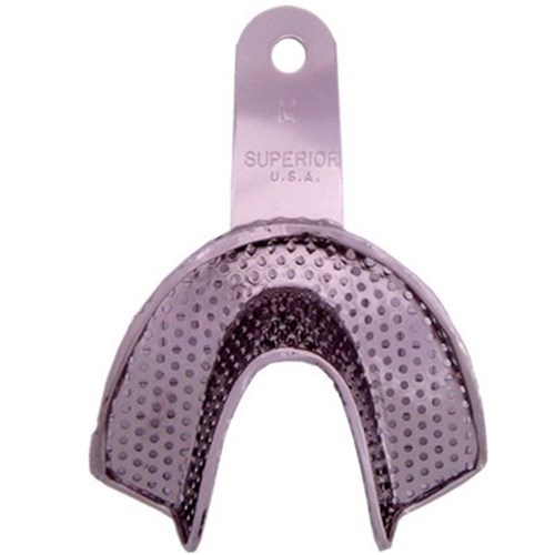 Stainless Steel Impression Tray Perf Regular Lower Med