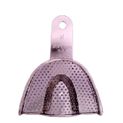 Stainless Steel Impression Tray Perf Pedo Upper Medium