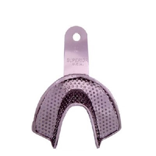 Stainless Steel Impression Tray Perf Pedo Lower Medium