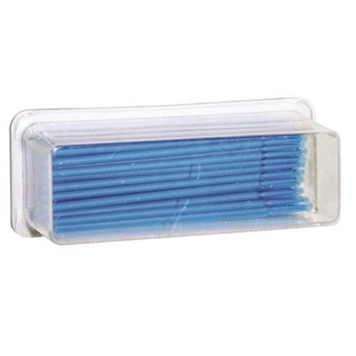 Top Dent Applicator Brushes - Blue, 100-Pack