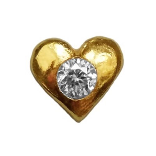 Twinkles Heart with Diamond 0,010ct Gold 22k