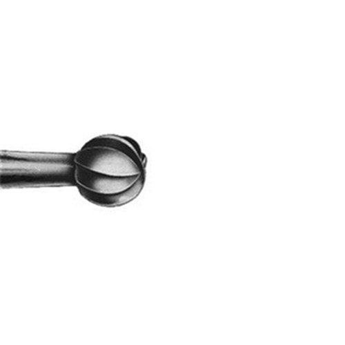 Komet Tungsten Carbide Bur - H1-014 - Round - High Speed, Friction Grip Extra Long (FGXL), 5-Pack
