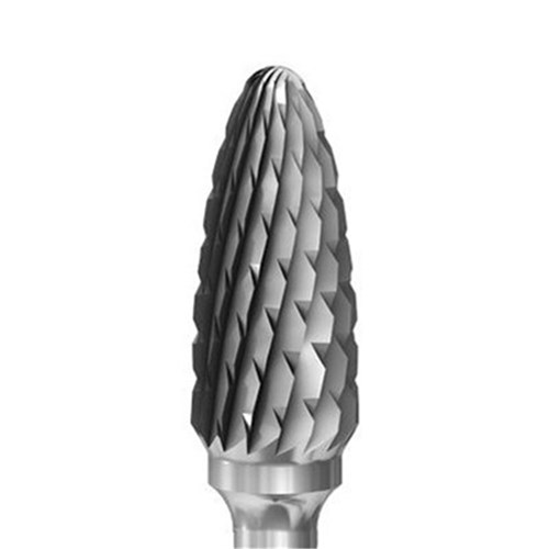 Komet Tungsten Carbide Bur - H251ACR - for Denture Acrylic - Straight (HP), 1-Pack