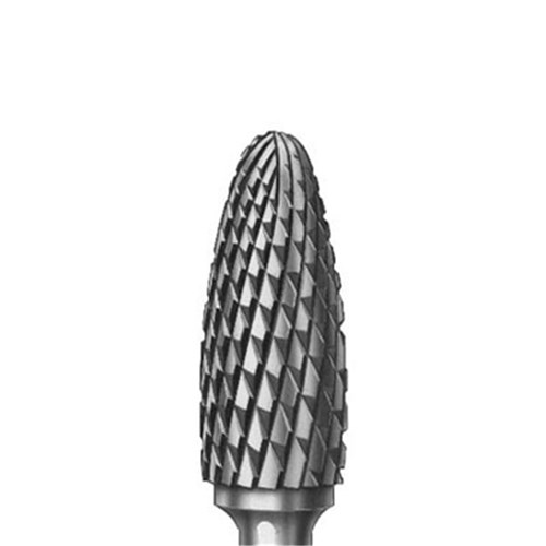 Komet Tungsten Carbide Bur - H251E-040 - Cutter Acrylic - Straight (HP), 1-Pack