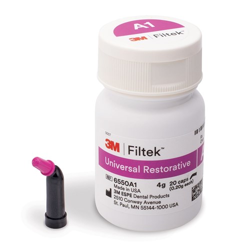 3M Filtek Universal Restorative - Shade A1 - 0.2g Capsule, 20-Pack