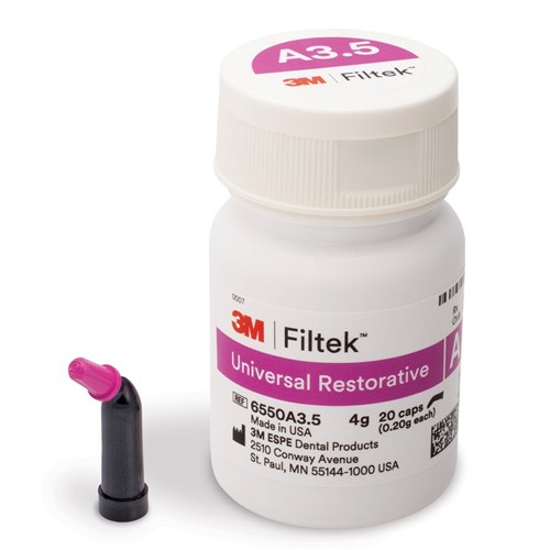 3M Filtek Universal Restorative - Shade A3.5 - 0.2g Capsule, 20-Pack