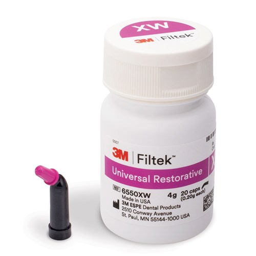 3M Filtek Universal Restorative - Shade XW - 0.2g Capsule, 20-Pack