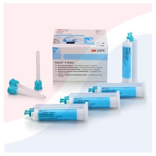 3M Imprint 4 - Garant Refill - Heavy - 50ml Cartridge, 4-Pack and 5 tips and Syringes